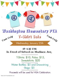 PTA T-Shirt Sale